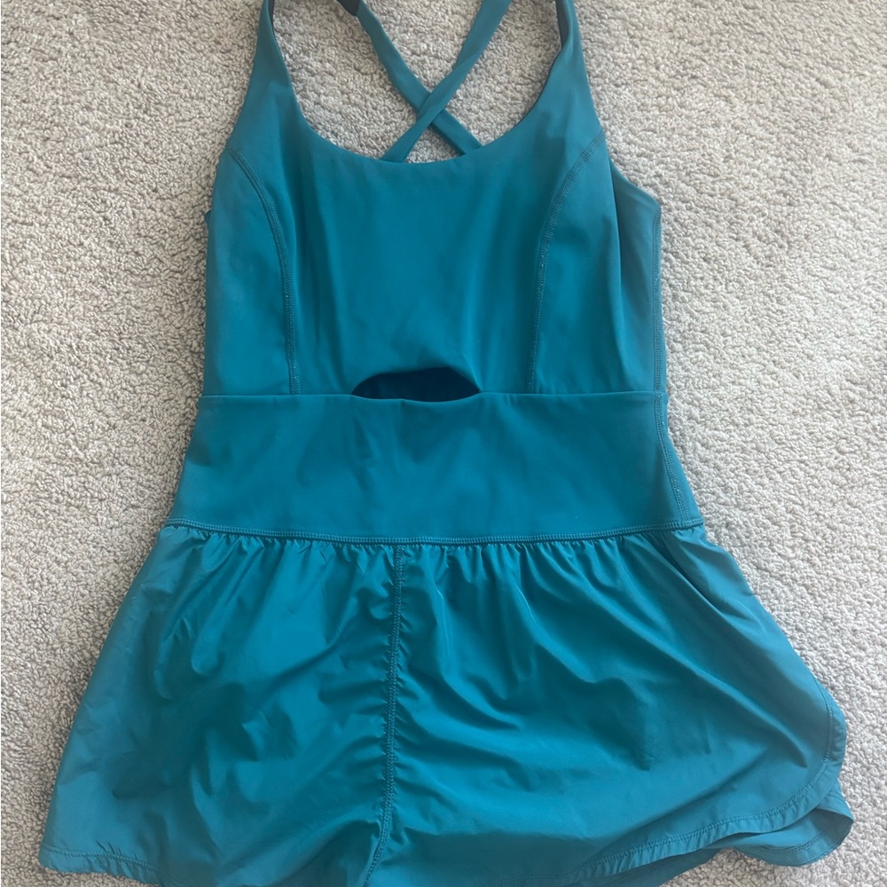 Vibrant Blue Kids One Piece Swimsuit